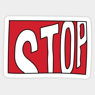 Stop sign Sticker